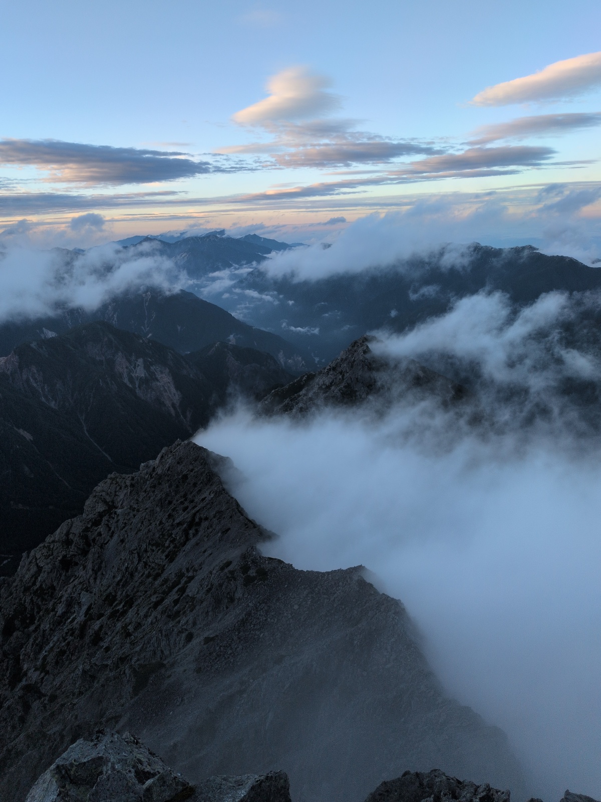 上高地へ下山