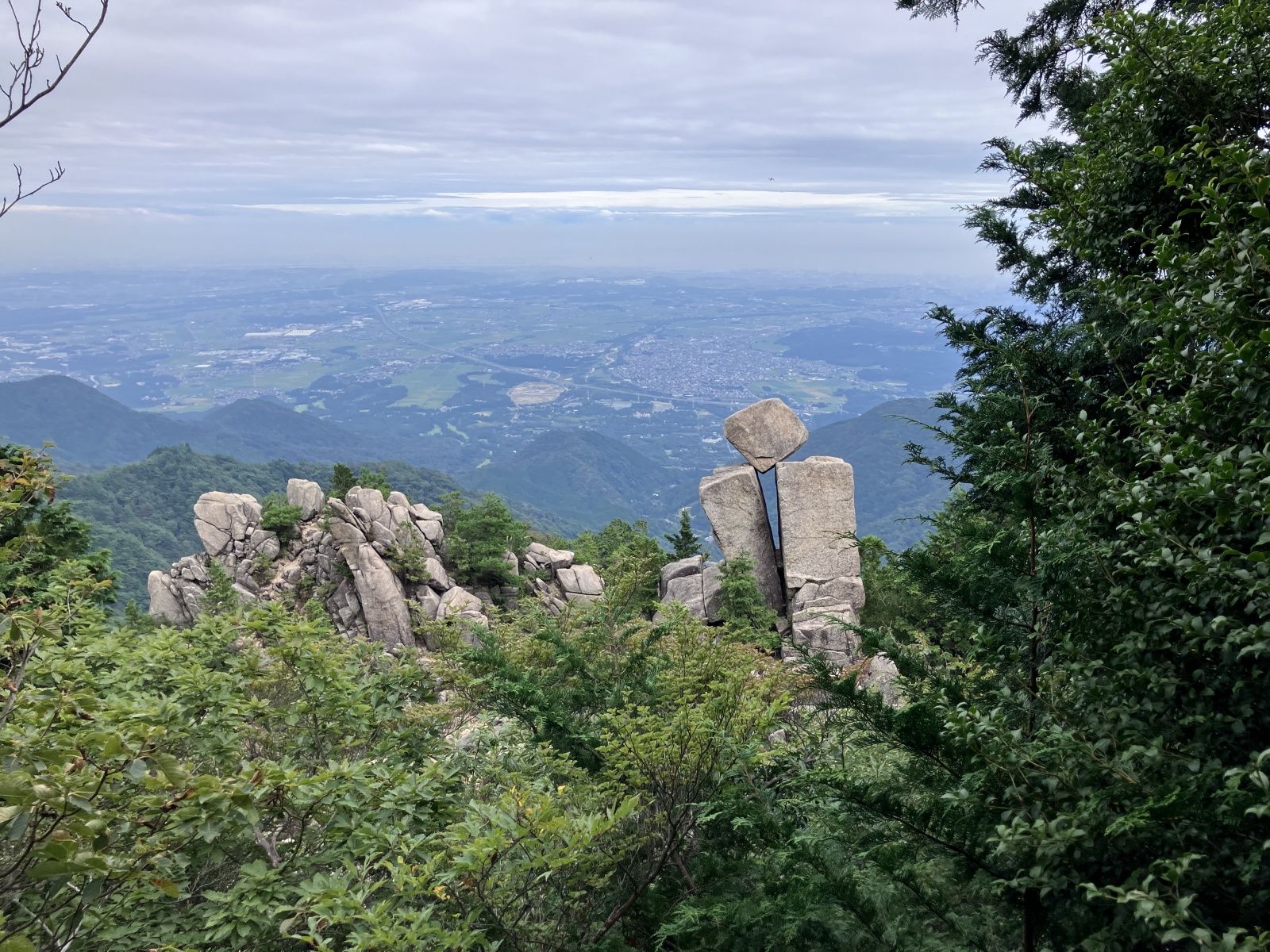 御在所岳山行の記録写真