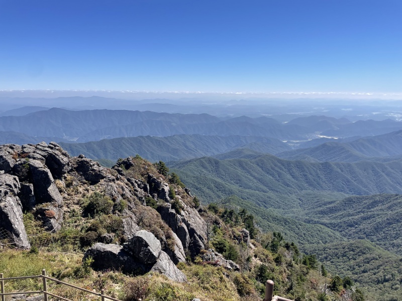 韓国旅行と智異山登山の一場面
